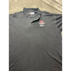 Dale Earnhardt Competitors View Mens XL Black Polo Shirt NASCAR RCR Embroidered